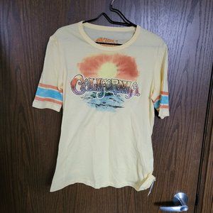 Pacsun Kirra Girl California Sunshine Graphic Print Short Sleeve Tee Size XL